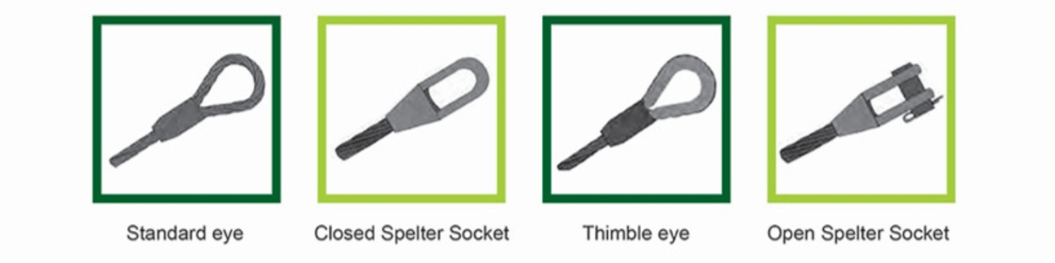 Wire Ropes with Different End Terminations – SLEMCO